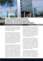 Anton Schlecker drug store chain: Obligation to producing supporting documents are met even after bankruptcy