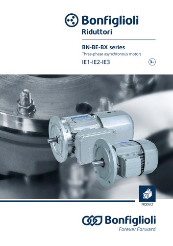 BN - BE - BX series - Three-phase asynchronous motors IE1-IE2-IE3