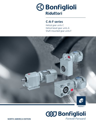 Helical and bevel-helical gear units C-A-F Series - NORTH AMERICA EDITION