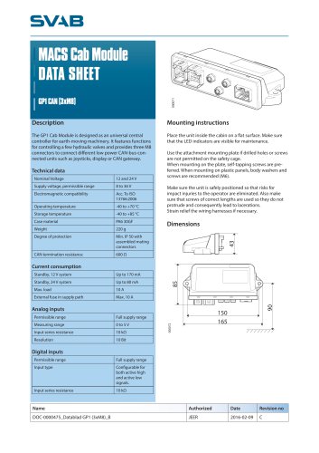 MACS Cab Module