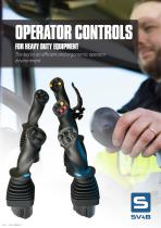 OPERATOR CONTROLS FOR HEAVY DUTY EQUIPMENT