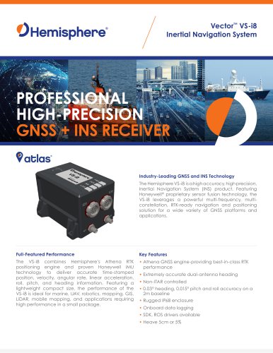 Vector™ VS-i8 Inertial Navigation System