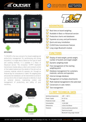 T1 DIGGER datasheet