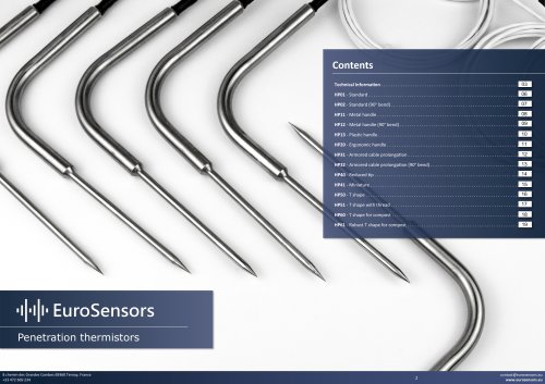 11 - Penetration thermistors