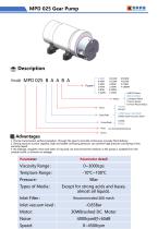 MPD 025 Gear Pump