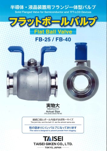 Integrated Flange Valve for Semiconductor and LCD Equipment