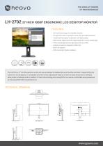 LH-2702 27-INCH 1080P ERGONOMIC LCD DESKTOP MONITOR