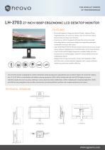 LH-2703 27-INCH 1080P ERGONOMIC LCD DESKTOP MONITOR