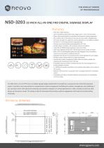 NSD-3203 32-INCH ALL-IN-ONE FHD DIGITAL SIGNAGE DISPLAY