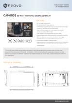 QM-6502 65-INCH 4K DIGITAL SIGNAGE DISPLAY