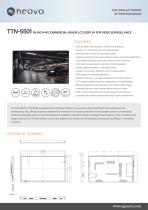 TTN-5501 55-INCH 4K COMMERCIAL-GRADE LCD DISPLAY FOR VIDEO SURVEILLANCE