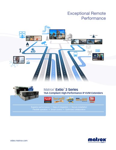 Matrox®  Extio™ 3 Series