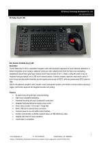 SZ KEHANG Navigation radar control keyboard KH-Radar-Key-01-480