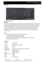SZ KEHANG Rugged Mechanical Switch Keyboard KH-K107-418 