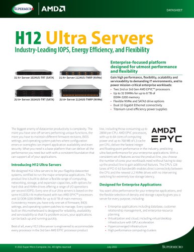 H12 Ultra Servers