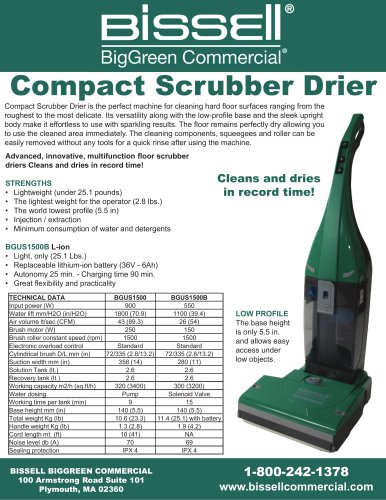 Compact Scrubber Drier