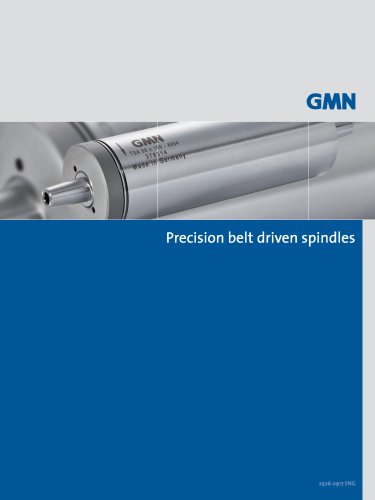 Precision belt driven spindles