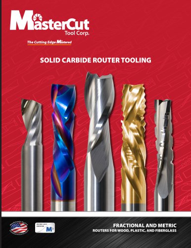 SOLID CARBIDE ROUTER TOOLING