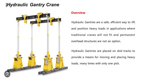 Huagong-Overhead Crane-Hydraulic Gantry crane