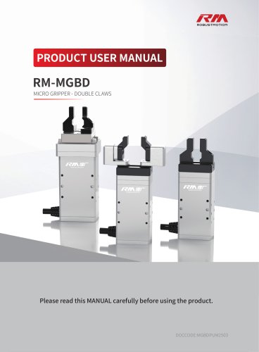 RM-MGBD MICRO GRIPPER - DOUBLE CLAWS