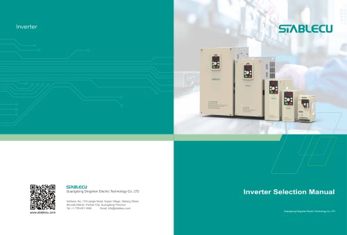 Inverter Selection Manual ST300 ST310