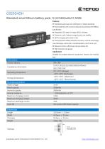 GS2034DH-4S1P-Standard smart li-ion battery pack