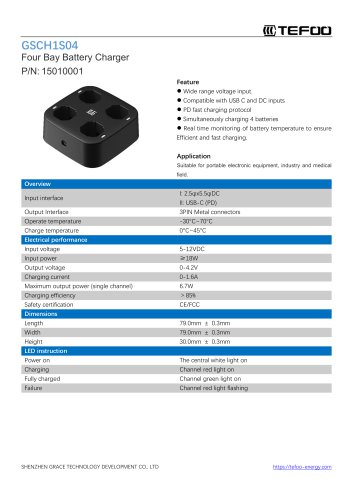 GSCH1S04-4 in 1 battery charger