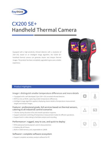 CX200 SE+ Handheld Thermal Camera