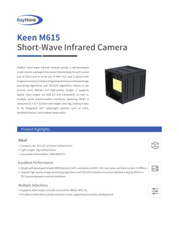 Keen M615 Short-Wave Infrared Camera