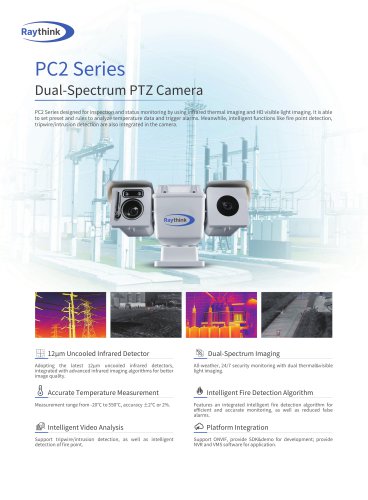 PC2 Series Dual-Spectrum PTZ Camera
