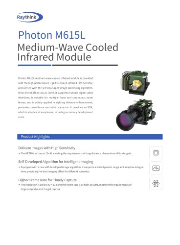 Photon M615L Medium-Wave Cooled Infrared Module