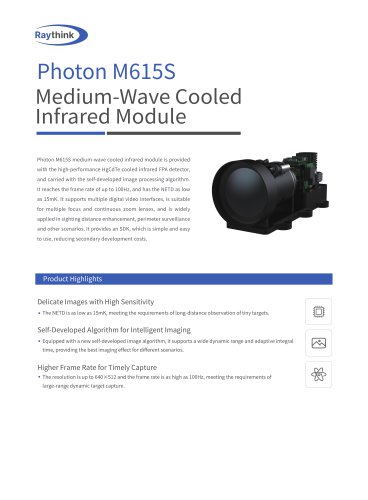 Photon M615S Medium-WaveCooled Infrared Module