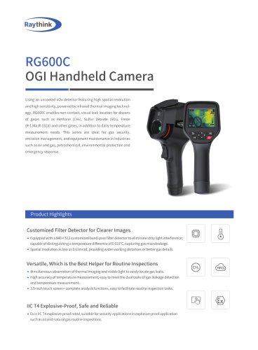 RG600C OGI Handheld Camera