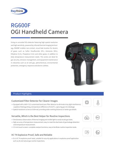RG600F OGI Handheld Camera