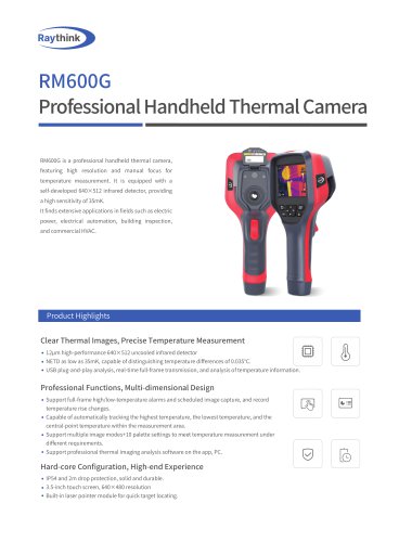 RM600G Handheld Thermal Camera
