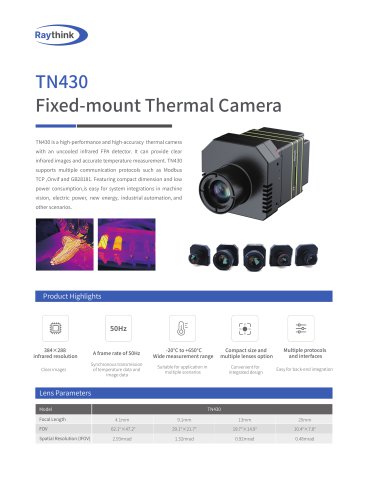 TN430 Fixed-mount Thermal Camera