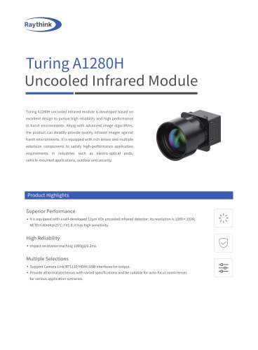 Turing A1280H Uncooled Infrared Module