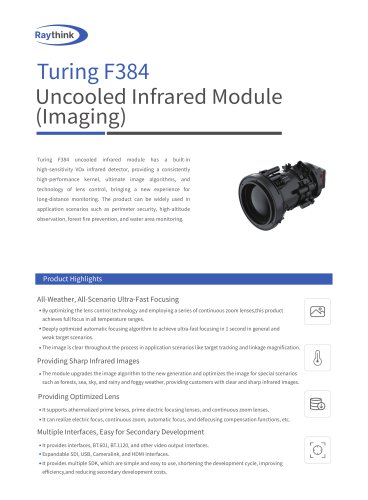 Turning F384 Uncooled Infrared Module(Imaging)