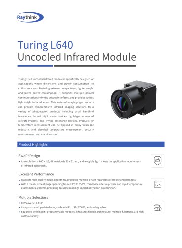 Turning L640 Uncooled Infrared Module