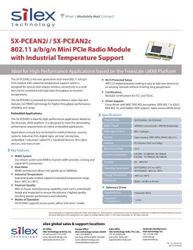 SX-PCEAN2i / SX-PCEAN2c