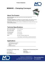 Datasheet MDM450 Clamping Conveyor