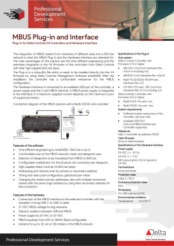 MBUS Plug-in and Interface