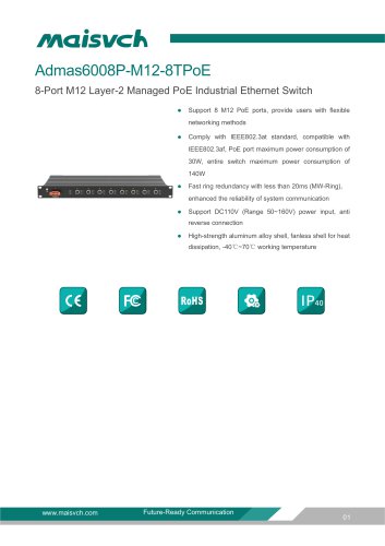Admas6008P-M12-8TPoE