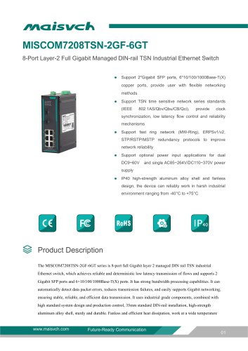 MISCOM7208TSN-2GF-6GT