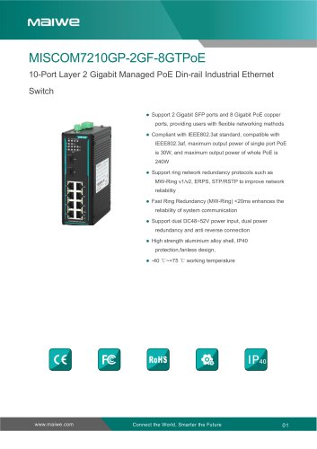MISCOM7210GP-2GF-8GTPoE