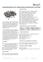 BL508 DIFFERENTIAL PRESSURE DEADWEIGHT TESTSER