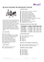 BL510 PORATABLE DEADWEIGHT TESTER