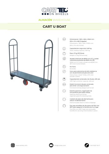 ALMACÉN WAREHOUSE CART U BOAT