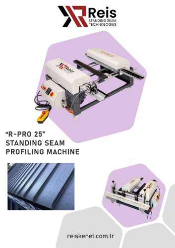 "R-Pro 25" Standing Seam Profiling Machine