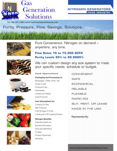 Food Industry Insert-GasGen